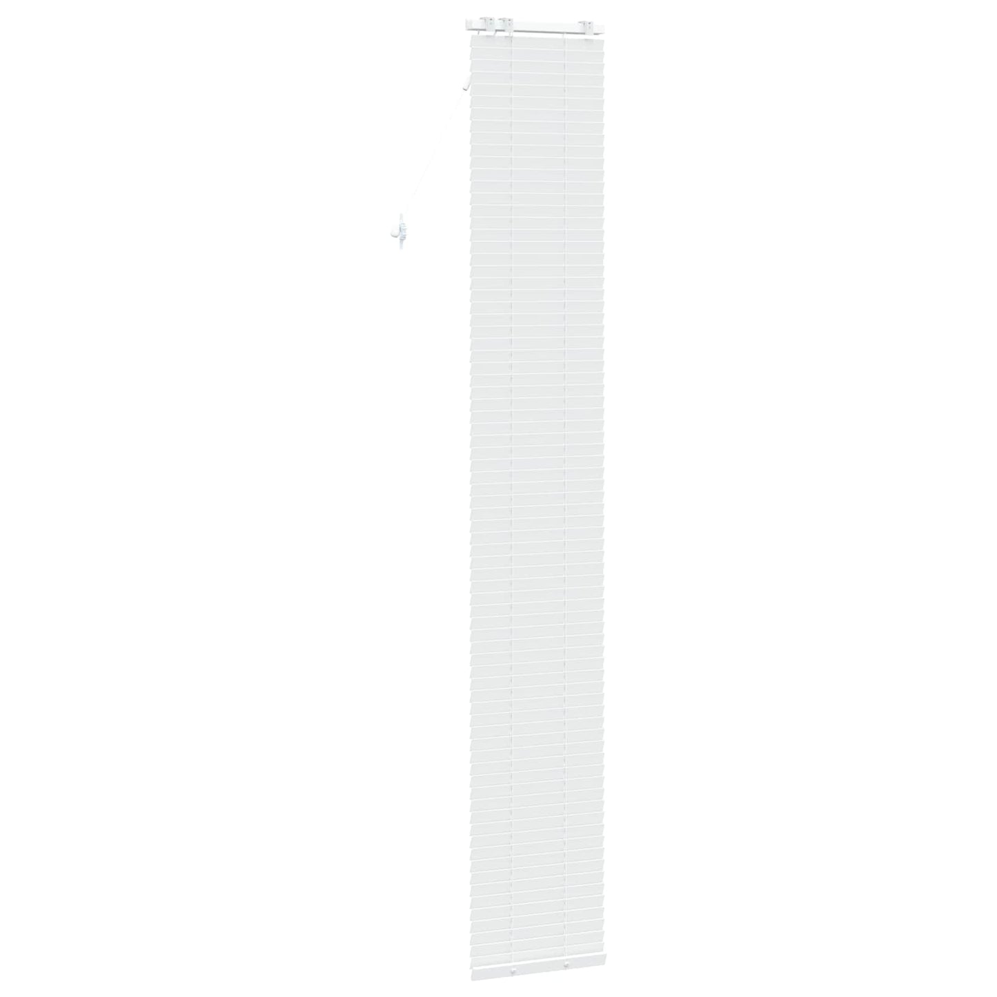 vidaXL Venetian Blind White 45 x 250 cm 35 mm Solid Paulownia Wood