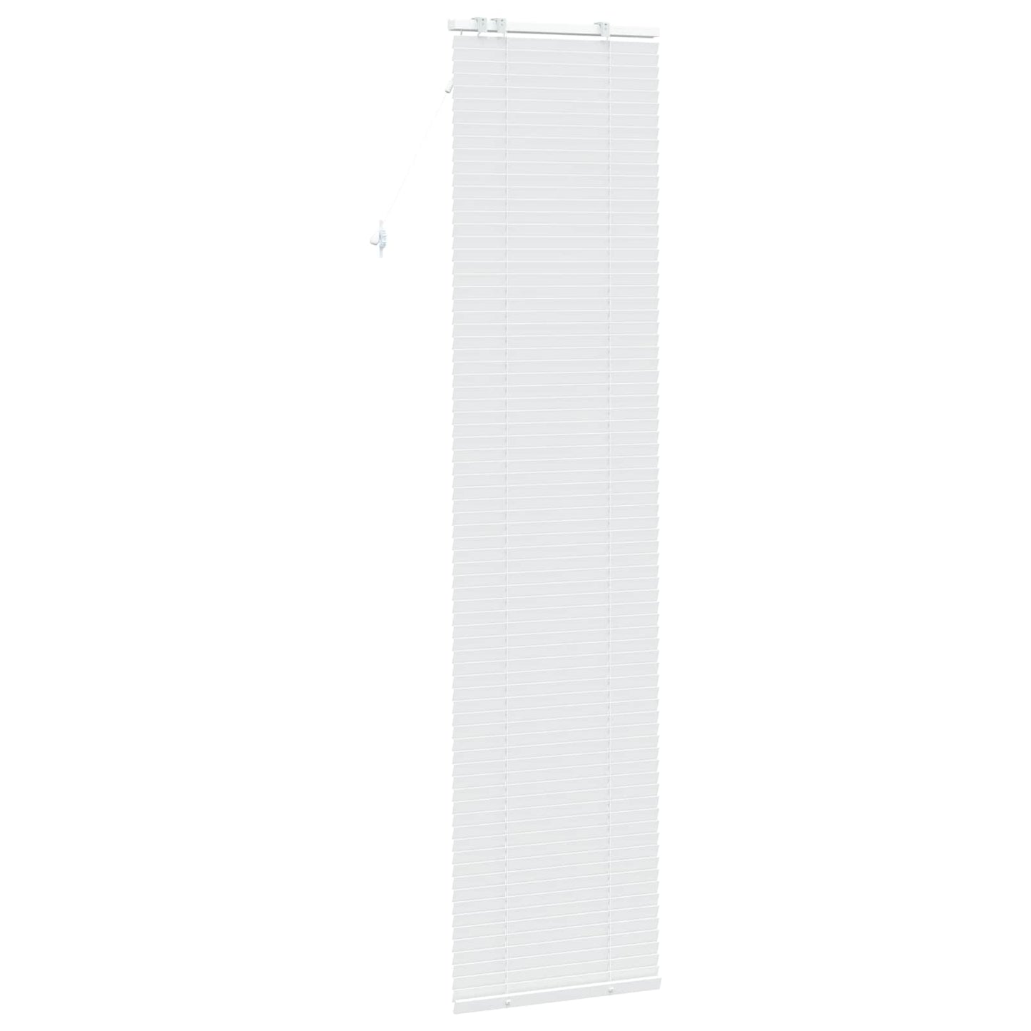 vidaXL Venetian Blind White 60 x 250 cm 35 mm Solid Paulownia Wood