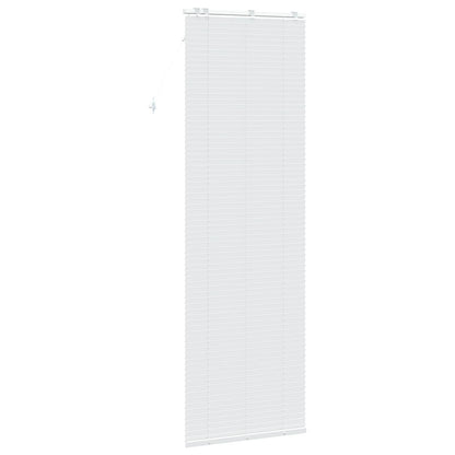 vidaXL Venetian Blind White 90 x 250 cm 35 mm Solid Paulownia Wood