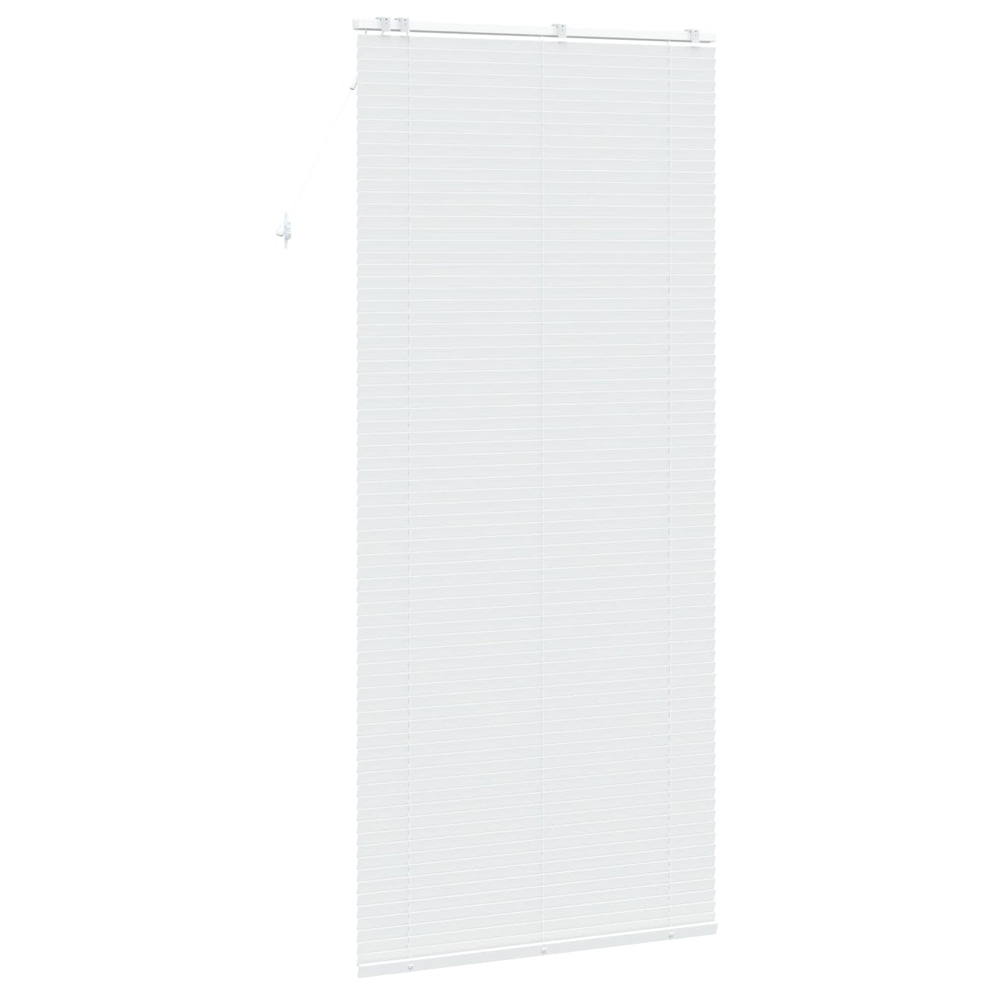 vidaXL Venetian Blind White 100 x 250 cm 35 mm Solid Paulownia Wood
