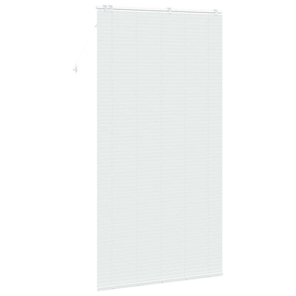 vidaXL Venetian Blind White 130 x 250 cm 35 mm Solid Paulownia Wood