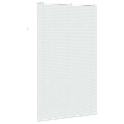 vidaXL Venetian Blind White 155 x 250 cm 35 mm Solid Paulownia Wood