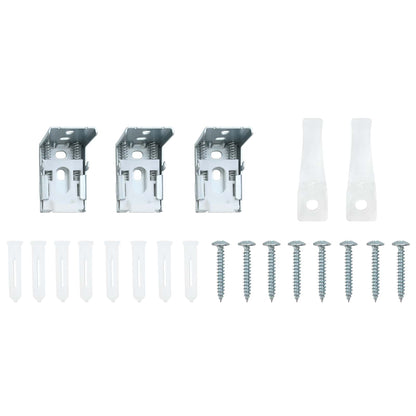 vidaXL Venetian Blind Black 45 x 160 cm 35 mm Solid Paulownia Wood