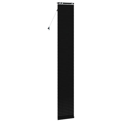 vidaXL Venetian Blind Black 40 x 250 cm 35 mm Solid Paulownia Wood
