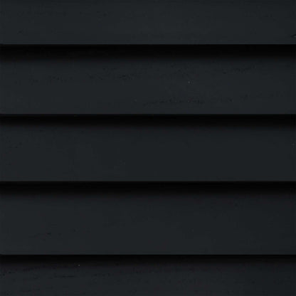 vidaXL Venetian Blind Black 55 x 250 cm 35 mm Solid Paulownia Wood