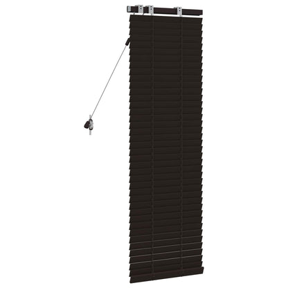 vidaXL Venetian Blind Dark Brown 40 x 130 cm 35 mm