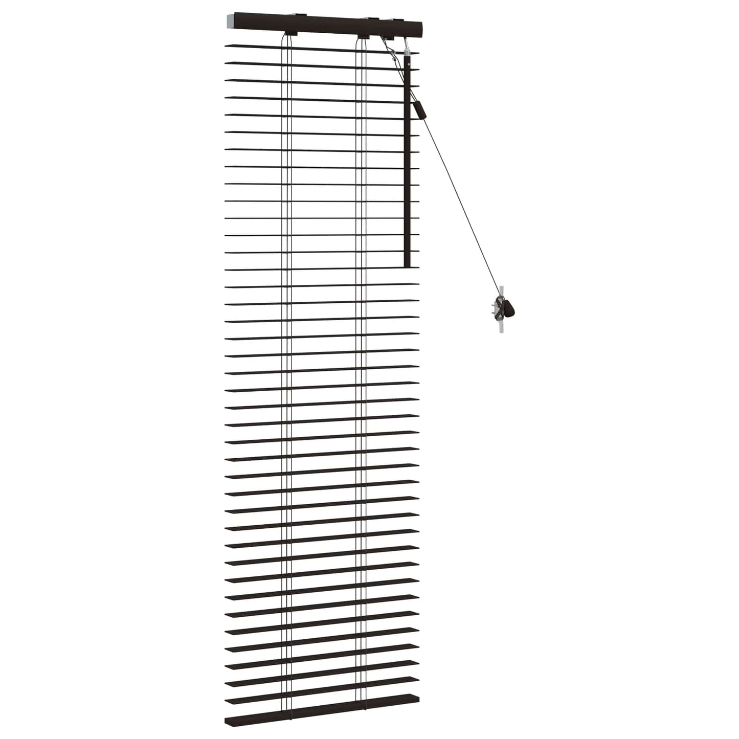vidaXL Venetian Blind Dark Brown 50 x 130 cm 35 mm