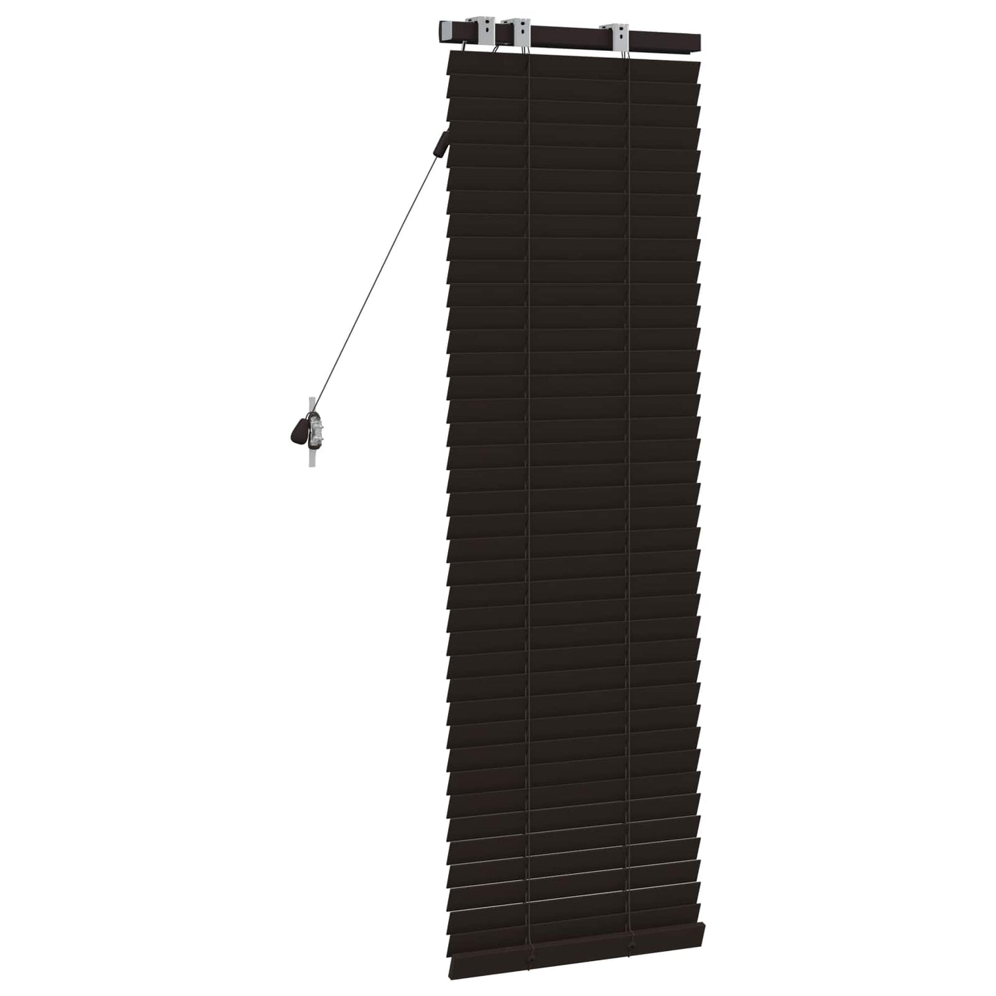 vidaXL Venetian Blind Dark Brown 50 x 130 cm 35 mm