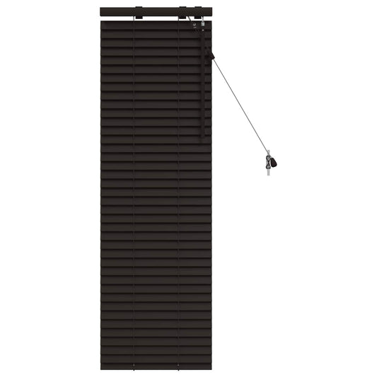 vidaXL Venetian Blind Dark Brown 50 x 130 cm 35 mm