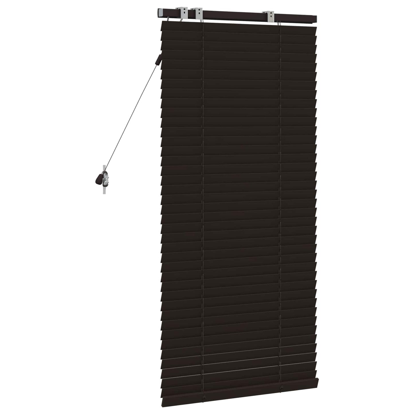 vidaXL Venetian Blind Dark Brown 55 x 130 cm 35 mm