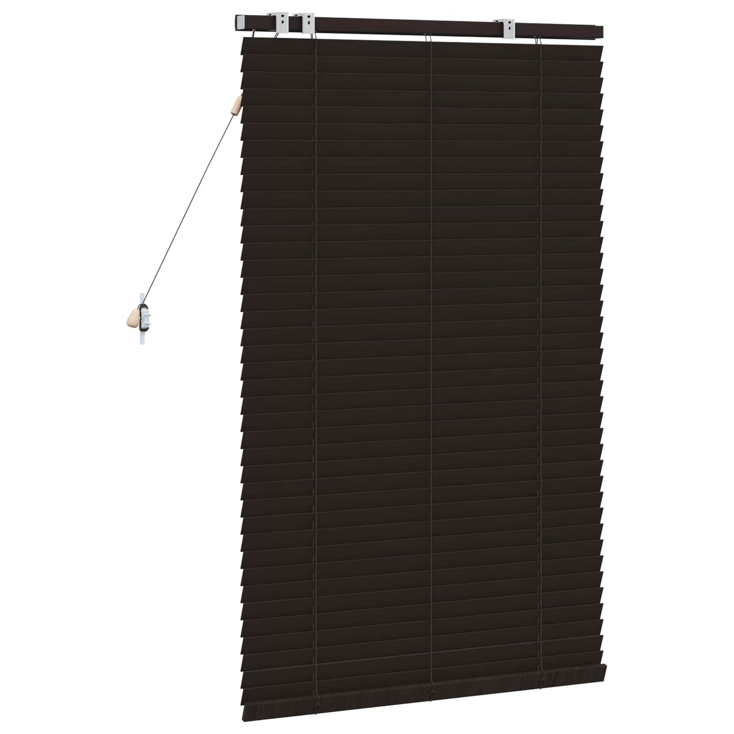 vidaXL Venetian Blind Dark Brown 70 x 130 cm 35 mm