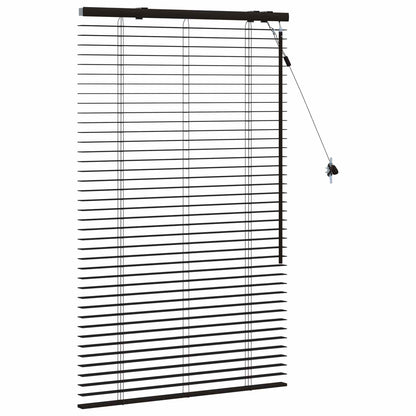 vidaXL Venetian Blind Dark Brown 75 x 130 cm 35 mm