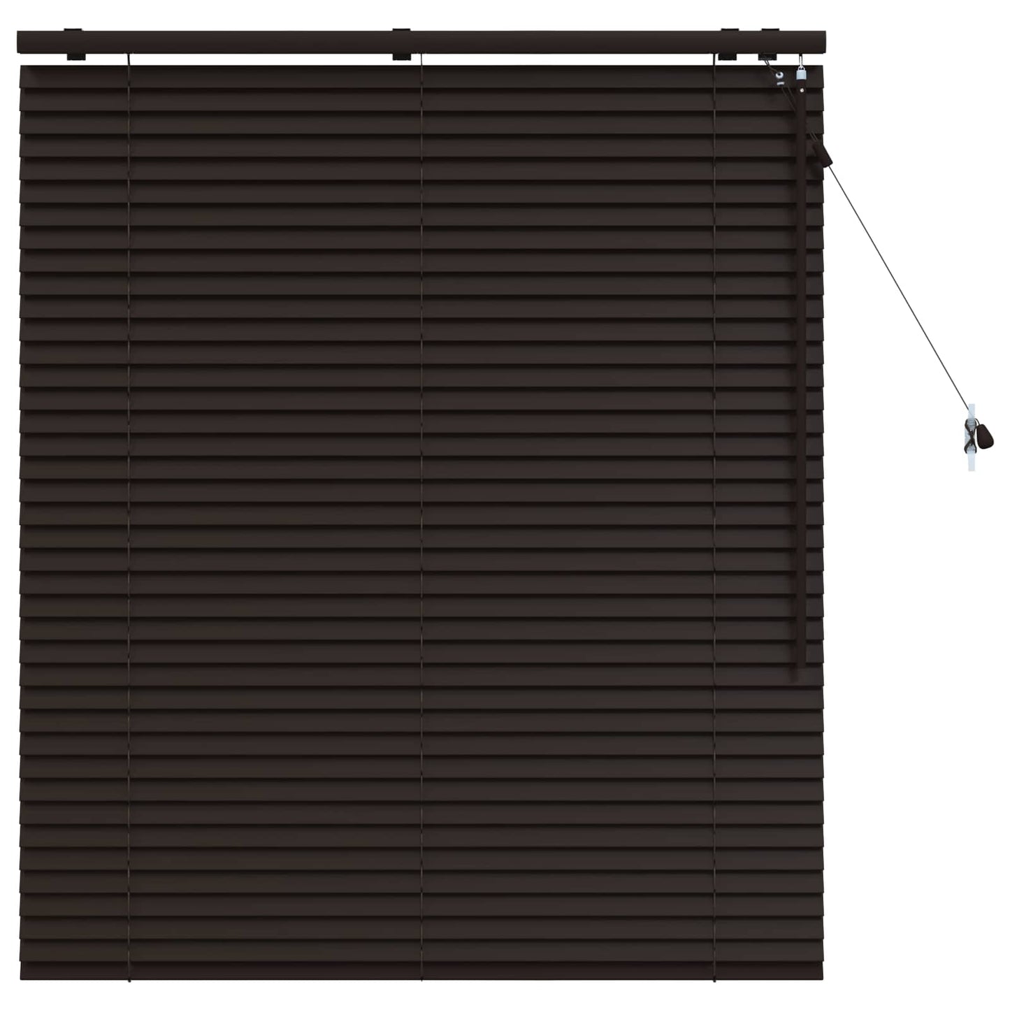 vidaXL Venetian Blind Dark Brown 105 x 130 cm 35 mm