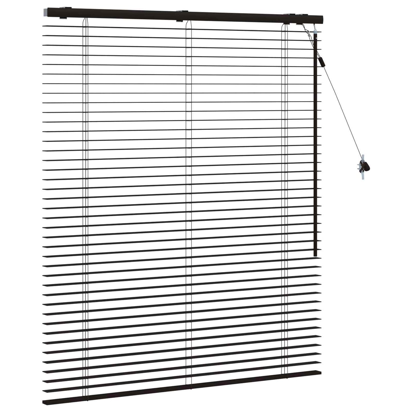 vidaXL Venetian Blind Dark Brown 120 x 130 cm 35 mm