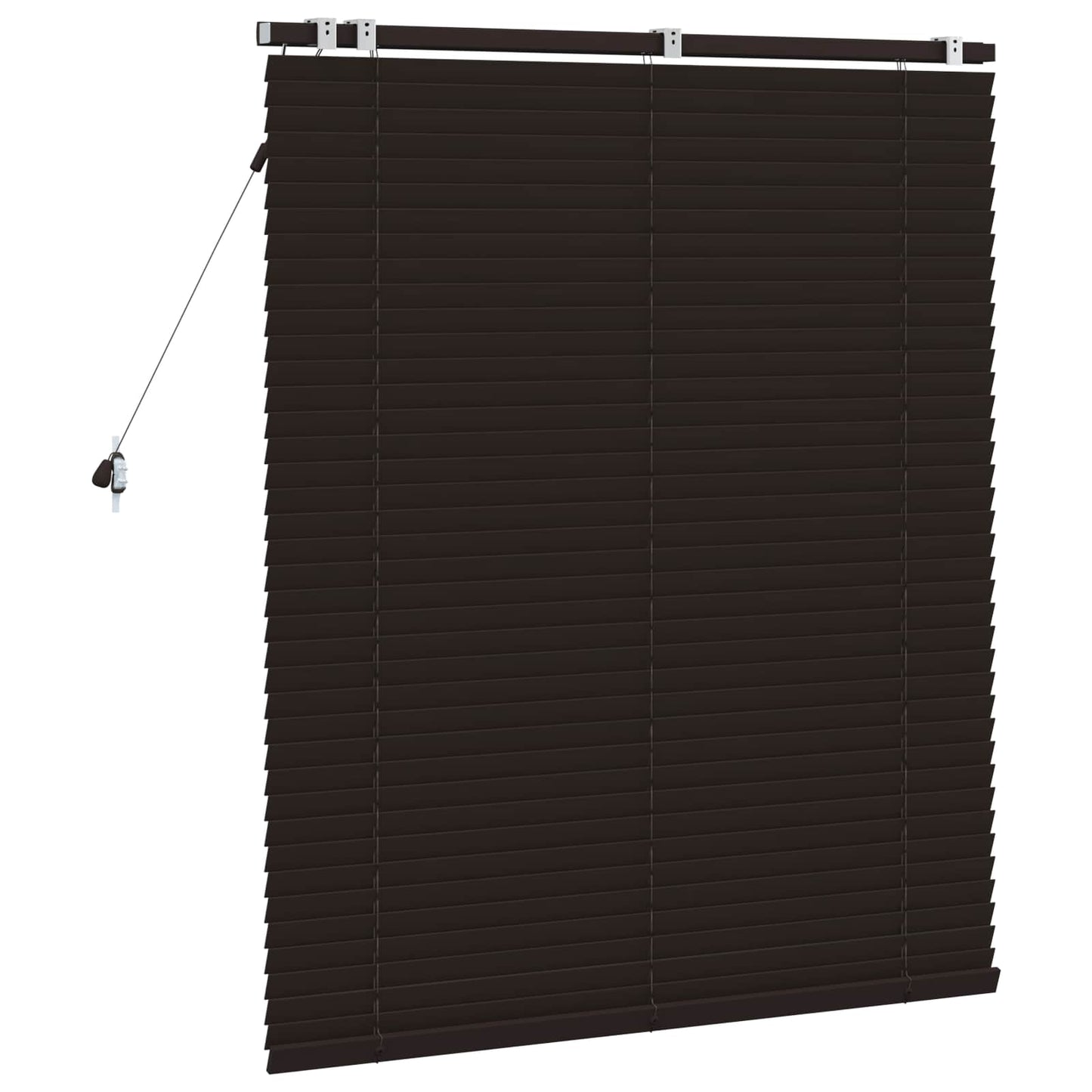 vidaXL Venetian Blind Dark Brown 120 x 130 cm 35 mm