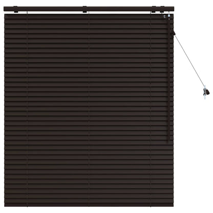 vidaXL Venetian Blind Dark Brown 120 x 130 cm 35 mm