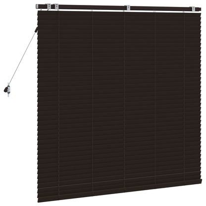 vidaXL Venetian Blind Dark Brown 135 x 130 cm 35 mm