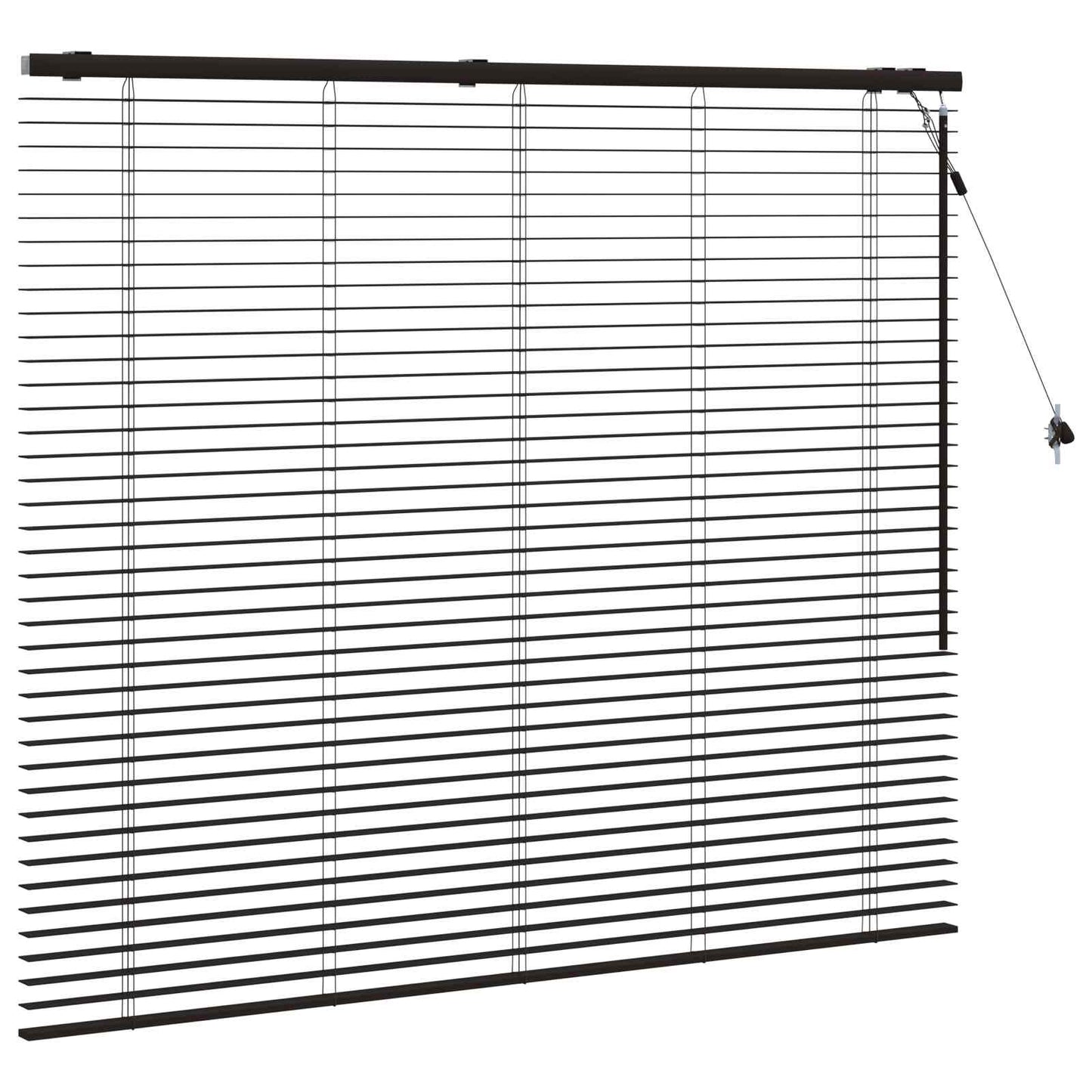 vidaXL Venetian Blind Dark Brown 160 x 130 cm 35 mm