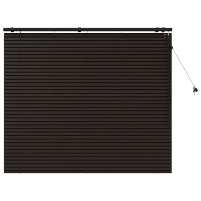 vidaXL Venetian Blind Dark Brown 160 x 130 cm 35 mm