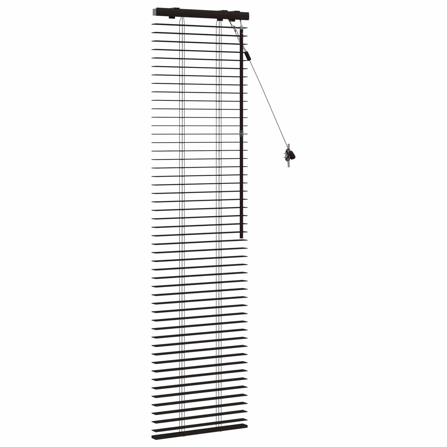 vidaXL Venetian Blind Dark Brown 45 x 160 cm 35 mm