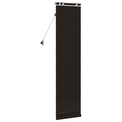 vidaXL Venetian Blind Dark Brown 45 x 160 cm 35 mm