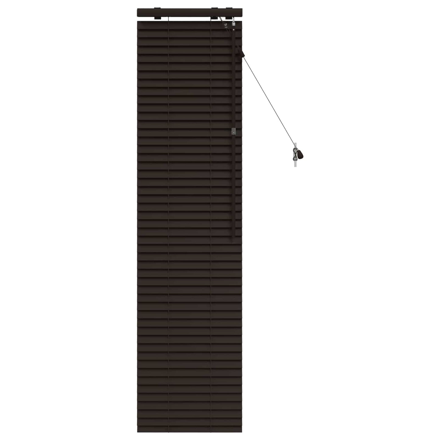 vidaXL Venetian Blind Dark Brown 45 x 160 cm 35 mm