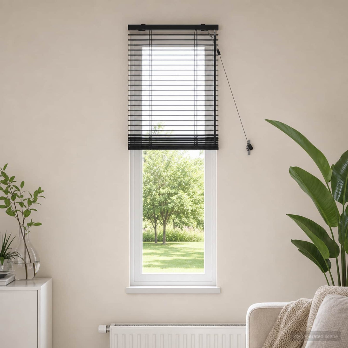 vidaXL Venetian Blind Dark Brown 65 x 160 cm 35 mm
