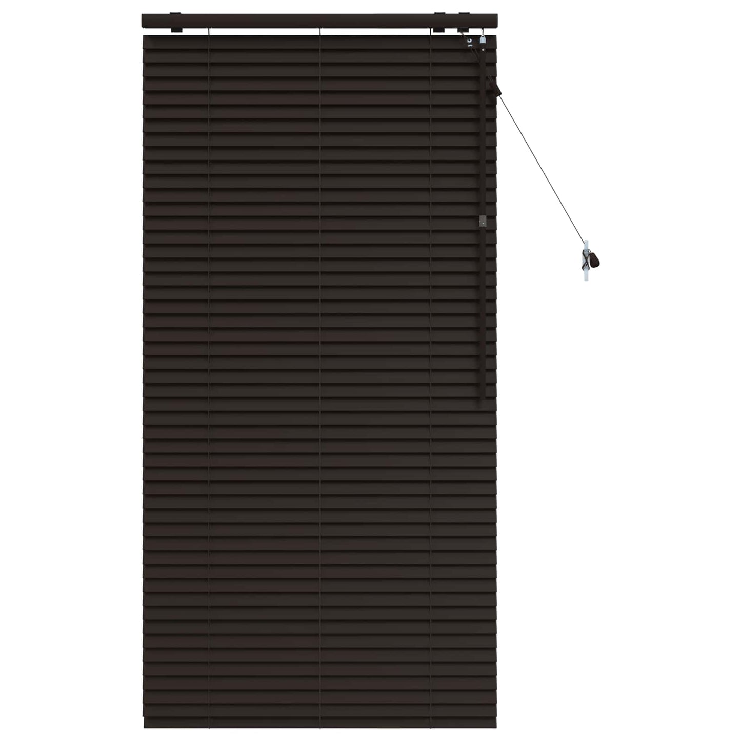 vidaXL Venetian Blind Dark Brown 70 x 160 cm 35 mm