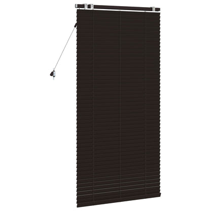 vidaXL Venetian Blind Dark Brown 75 x 160 cm 35 mm