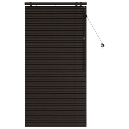 vidaXL Venetian Blind Dark Brown 75 x 160 cm 35 mm
