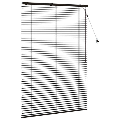 vidaXL Venetian Blind Dark Brown 120 x 160 cm 35 mm