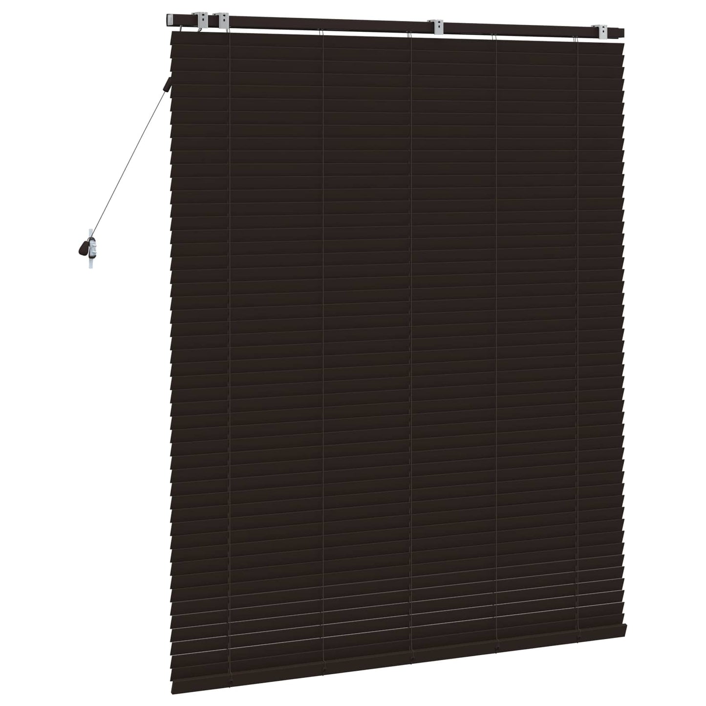 vidaXL Venetian Blind Dark Brown 125 x 160 cm 35 mm