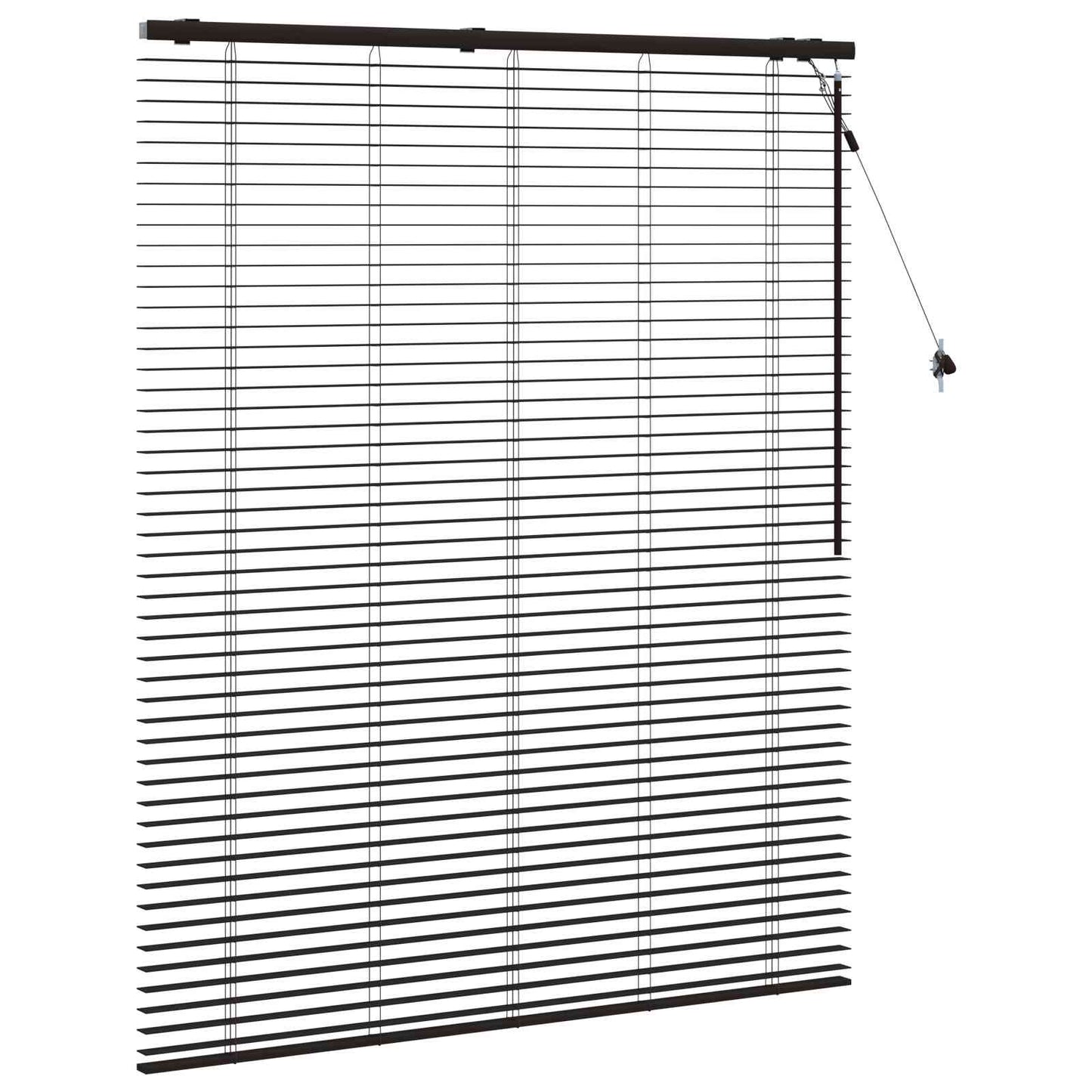 vidaXL Venetian Blind Dark Brown 135 x 160 cm 35 mm