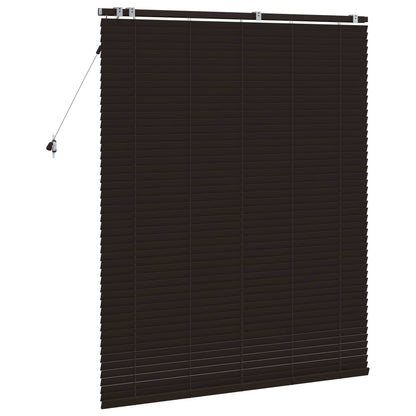 vidaXL Venetian Blind Dark Brown 135 x 160 cm 35 mm