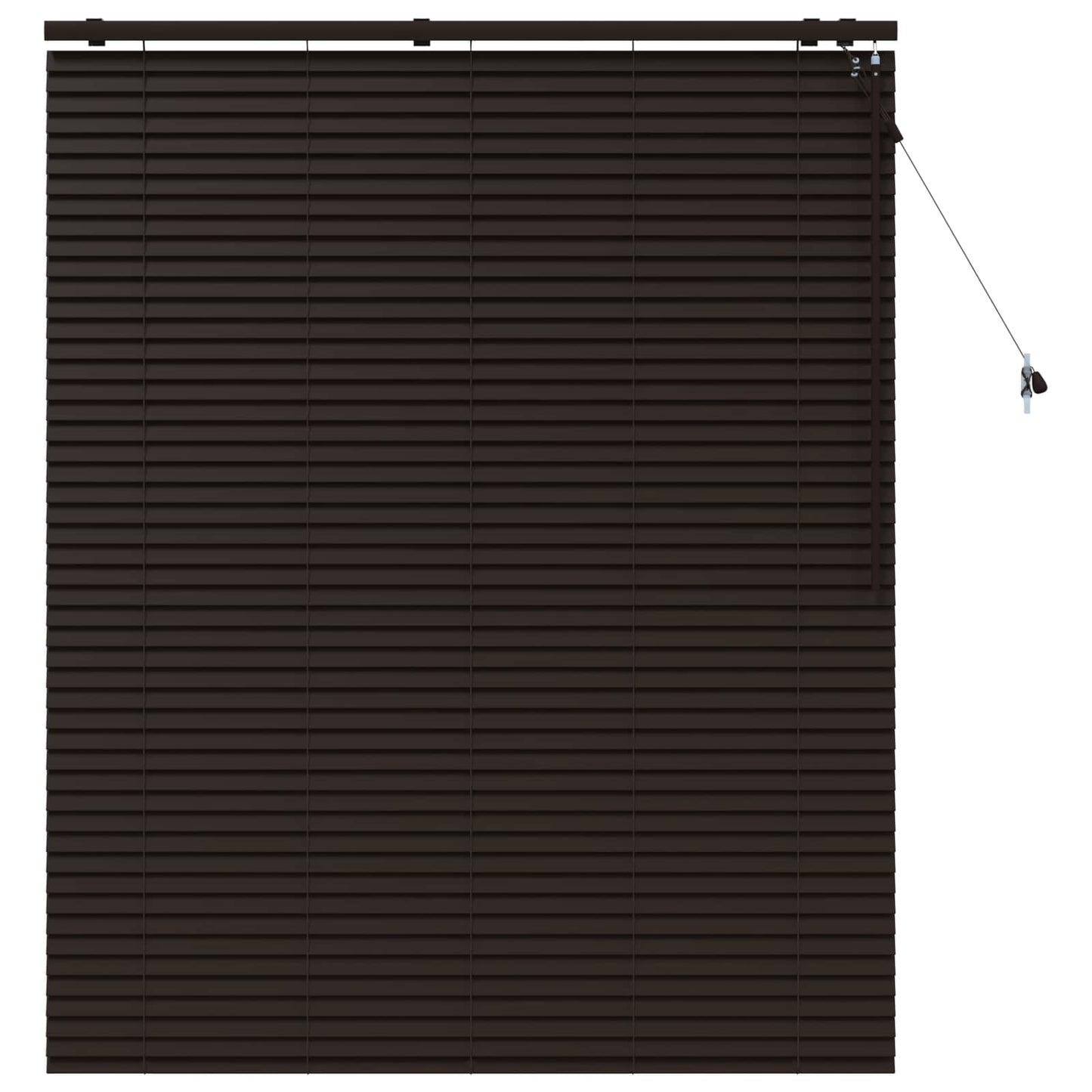vidaXL Venetian Blind Dark Brown 135 x 160 cm 35 mm