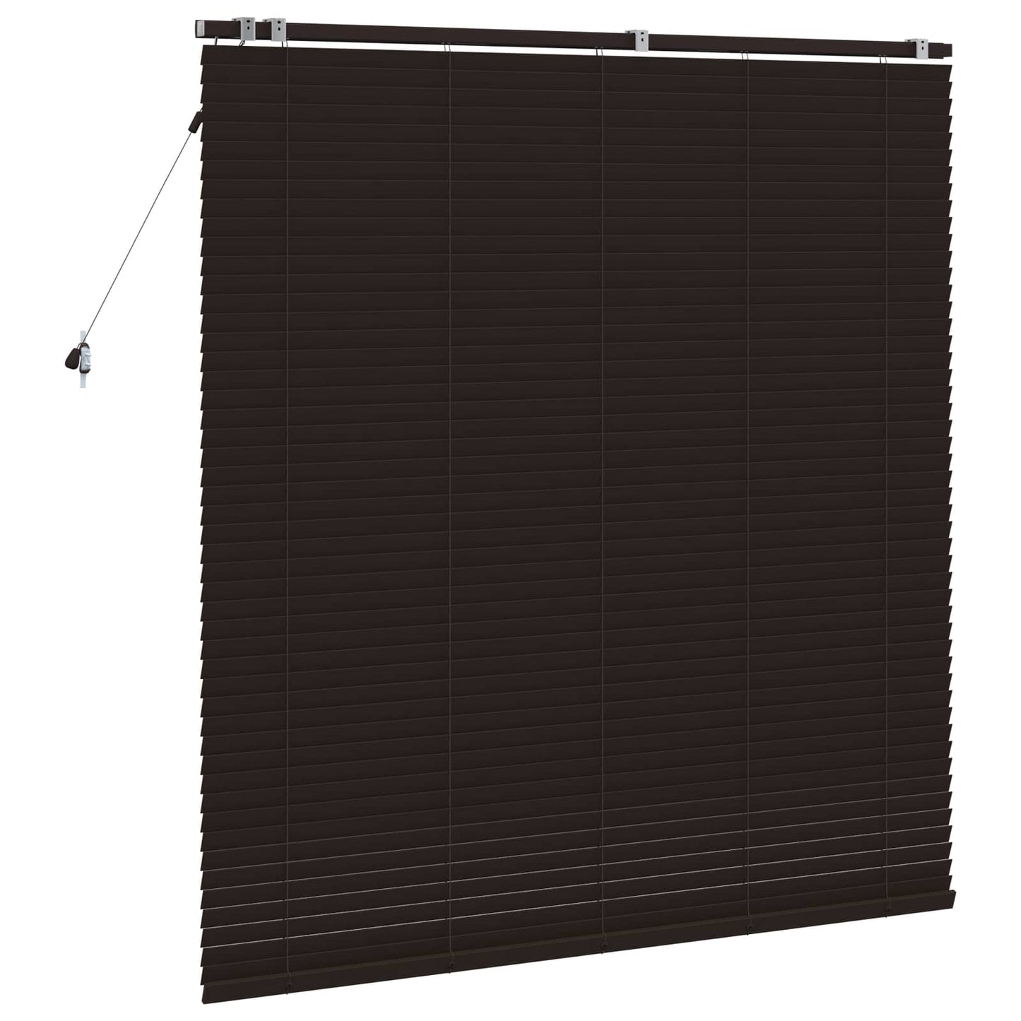 vidaXL Venetian Blind Dark Brown 150 x 160 cm 35 mm