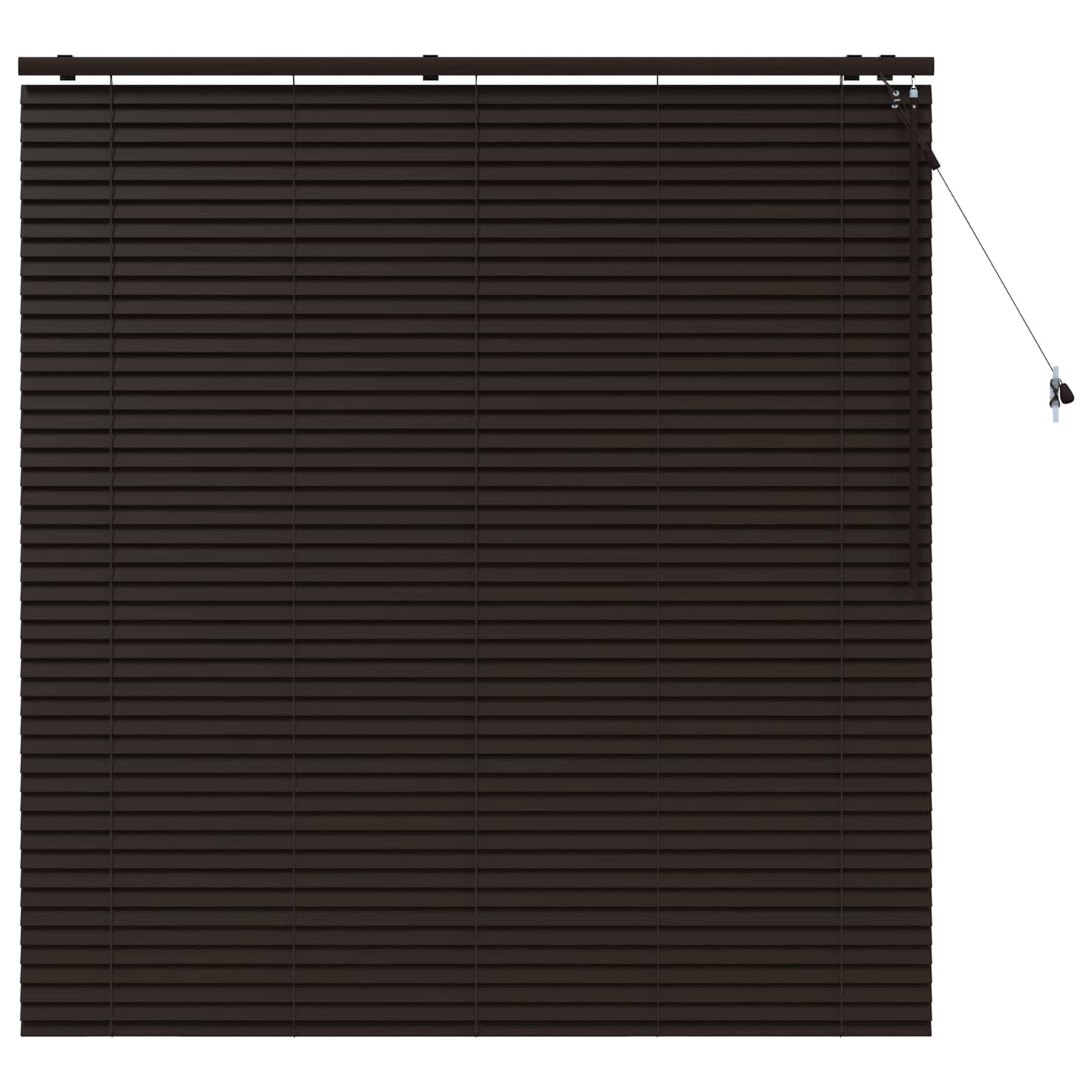 vidaXL Venetian Blind Dark Brown 150 x 160 cm 35 mm