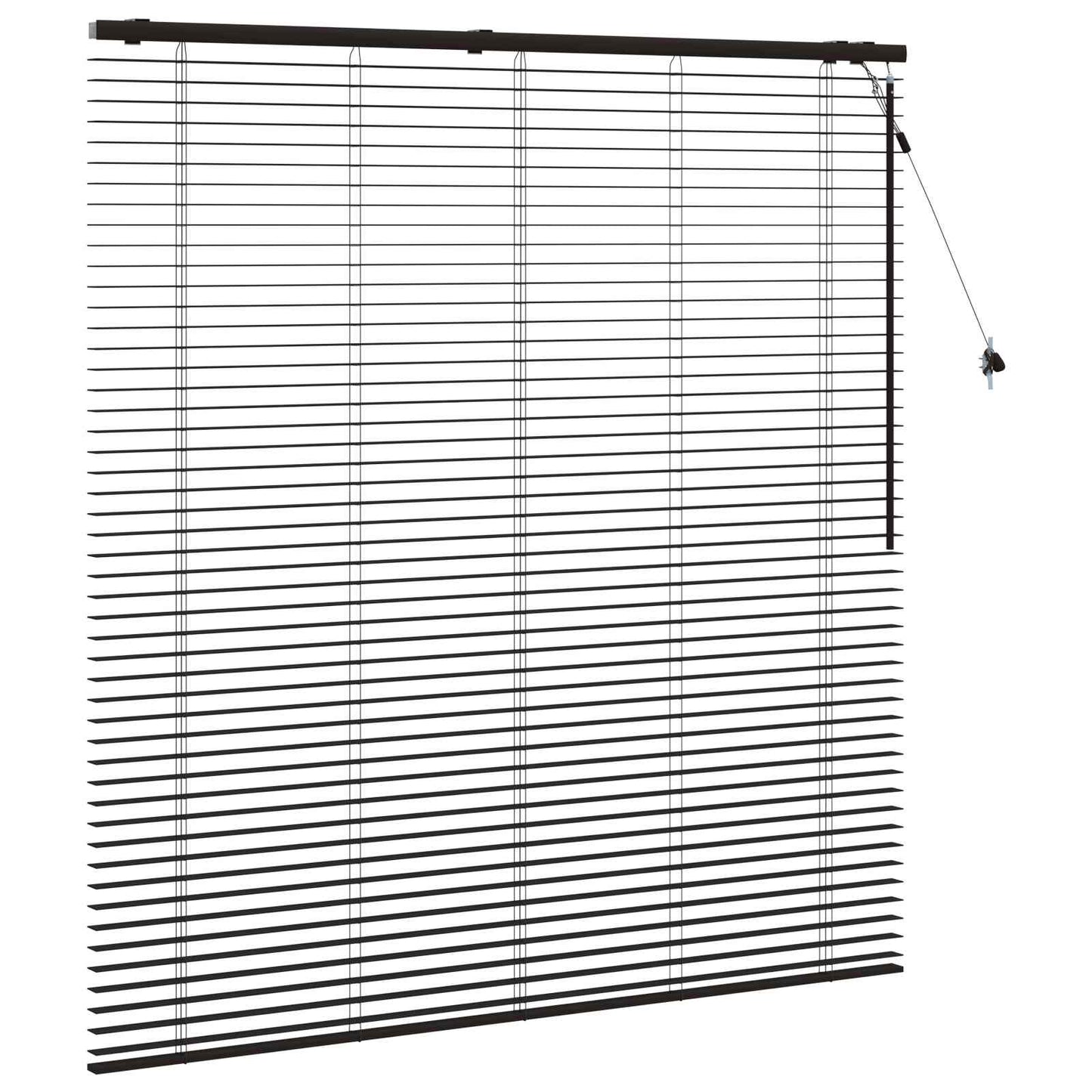 vidaXL Venetian Blind Dark Brown 155 x 160 cm 35 mm