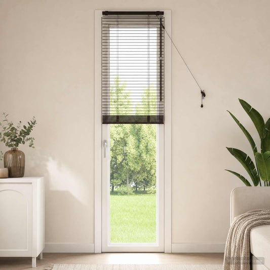 vidaXL Venetian Blind Dark Brown 50 x 250 cm 35 mm