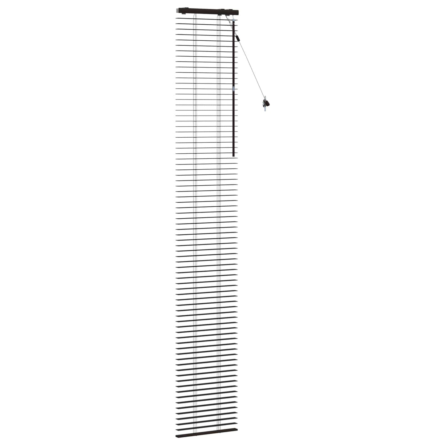 vidaXL Venetian Blind Dark Brown 45 x 250 cm 35 mm