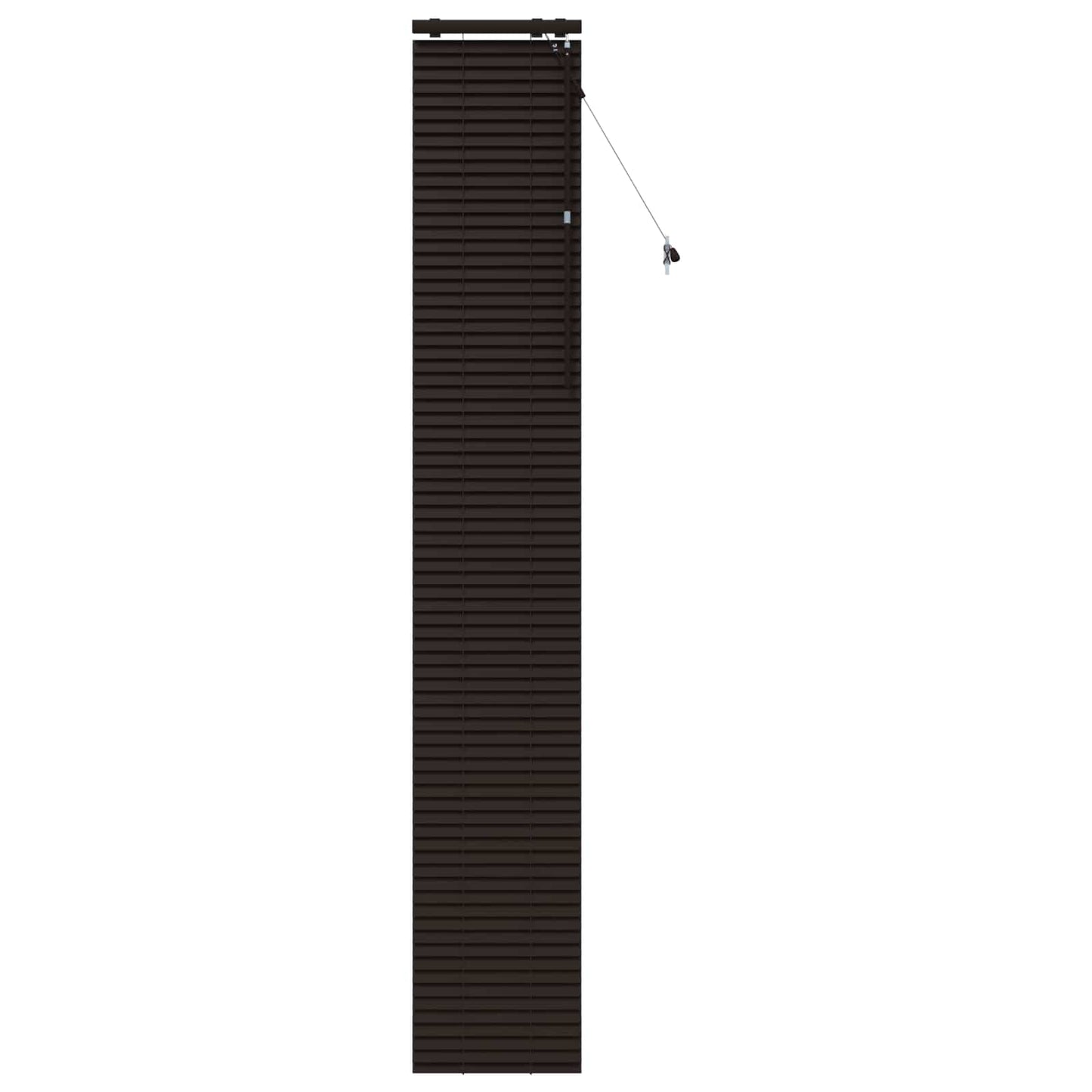 vidaXL Venetian Blind Dark Brown 45 x 250 cm 35 mm
