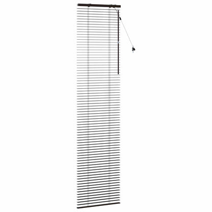 vidaXL Venetian Blind Dark Brown 60 x 250 cm 35 mm