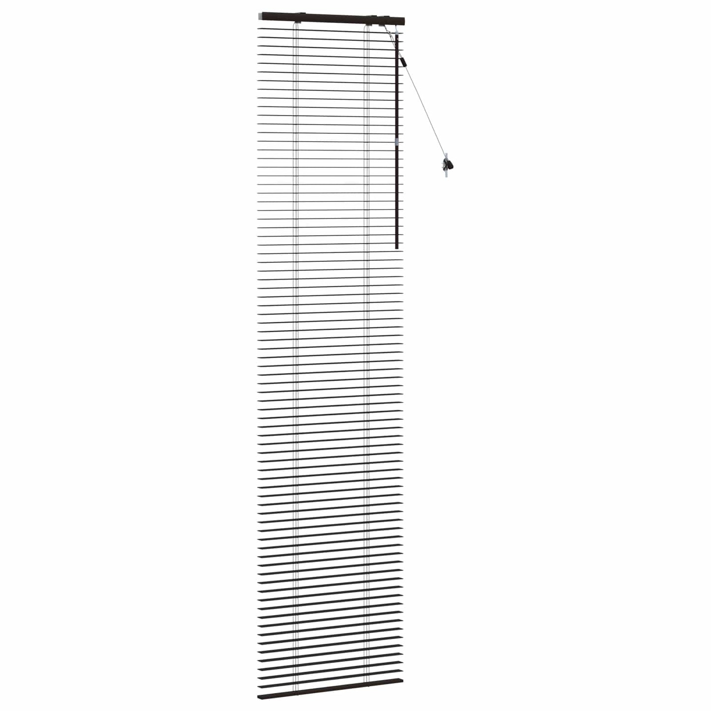 vidaXL Venetian Blind Dark Brown 65 x 250 cm 35 mm