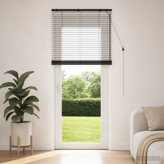 vidaXL Venetian Blind Dark Brown 85 x 250 cm 35 mm