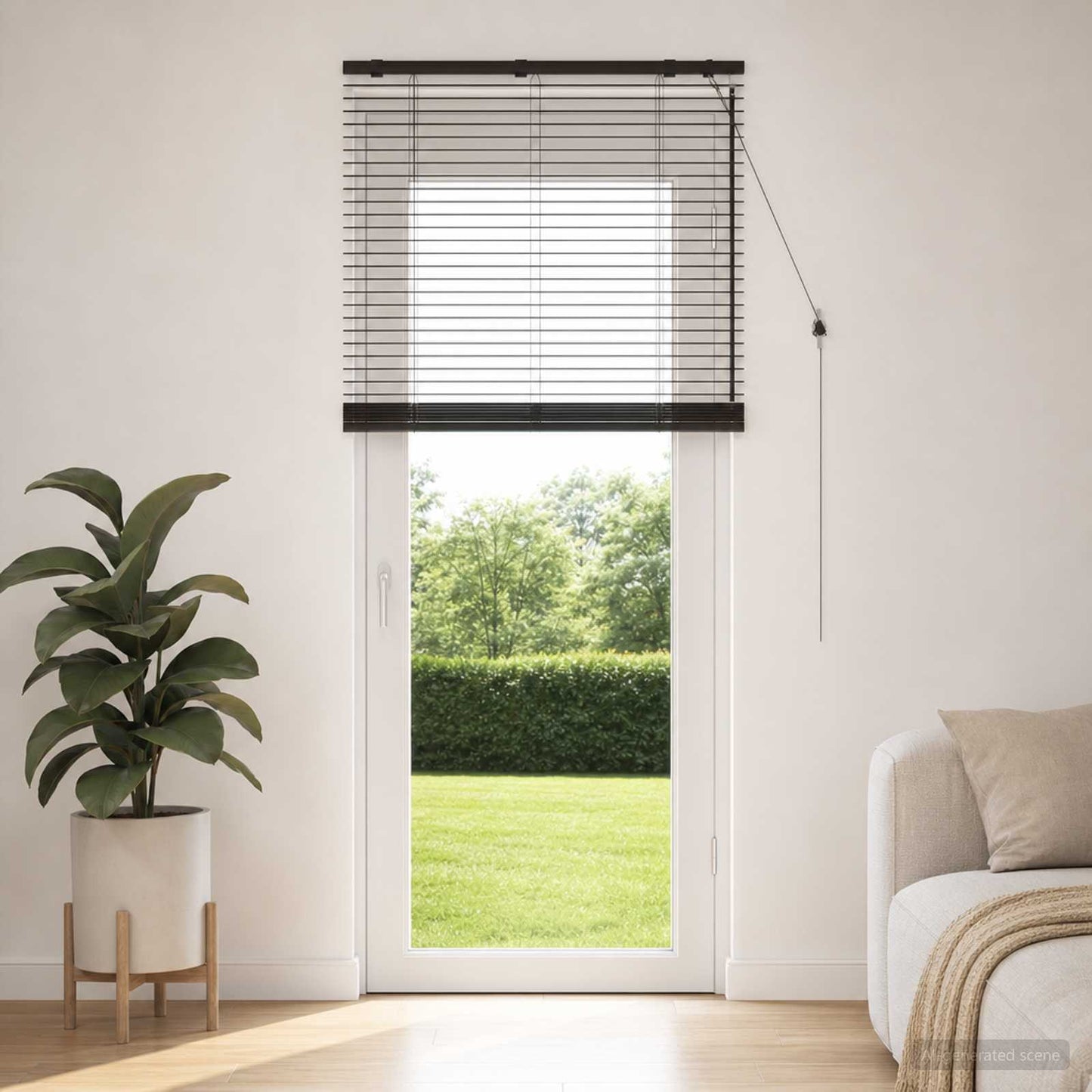 vidaXL Venetian Blind Dark Brown 90 x 250 cm 35 mm