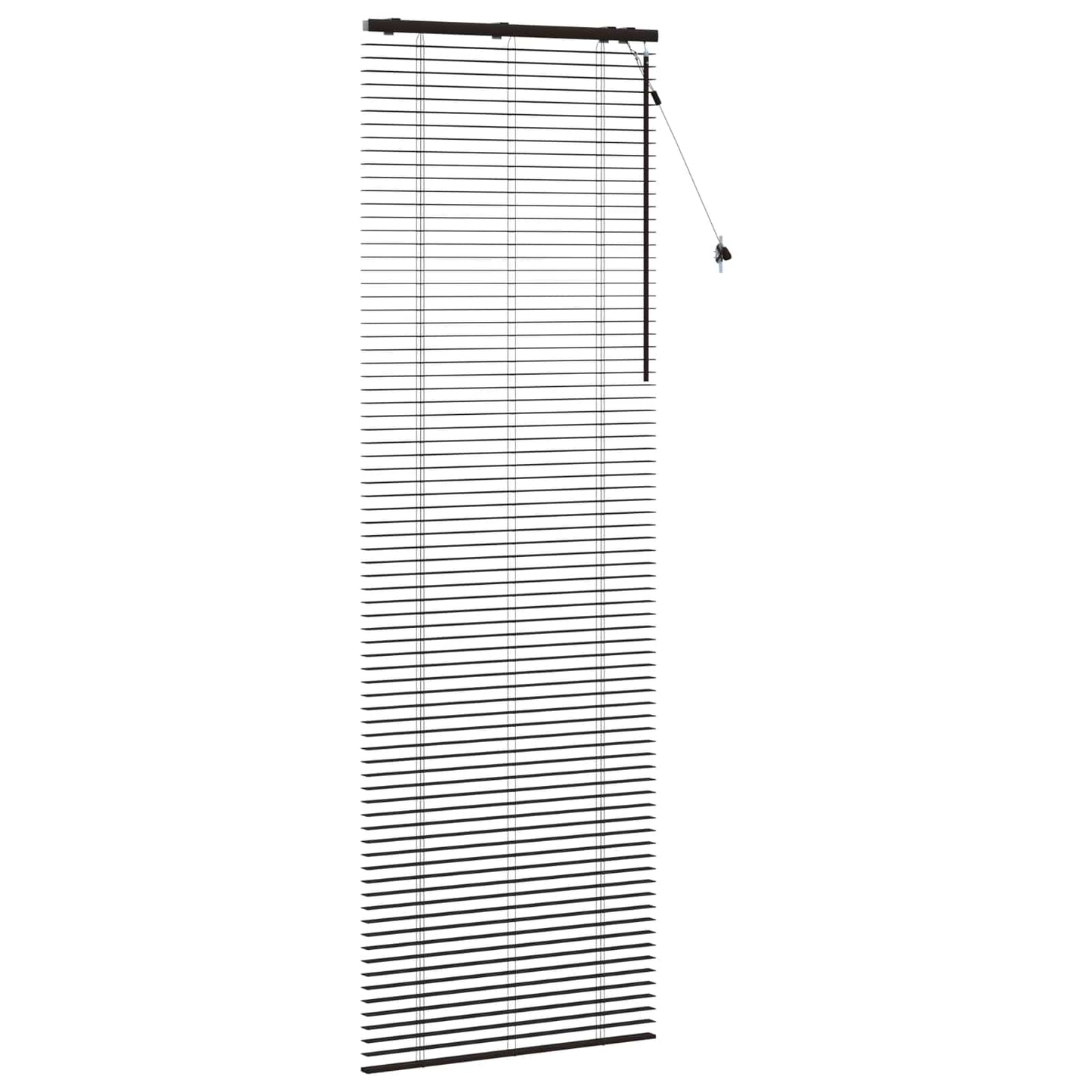 vidaXL Venetian Blind Dark Brown 95 x 250 cm 35 mm