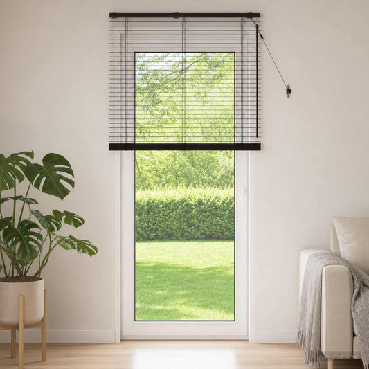 vidaXL Venetian Blind Dark Brown 115 x 250 cm 35 mm