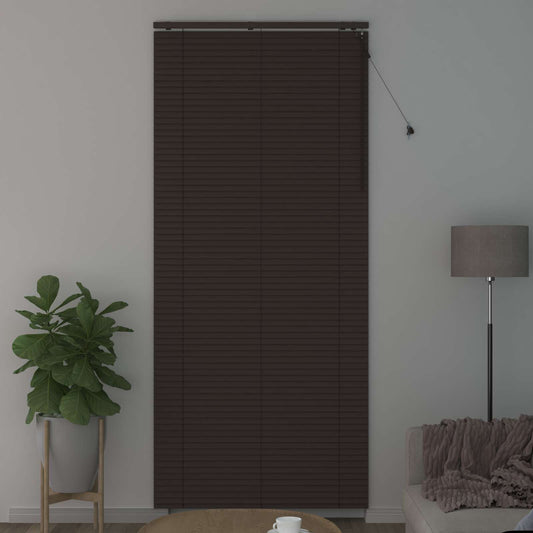vidaXL Venetian Blind Dark Brown 110 x 250 cm 35 mm