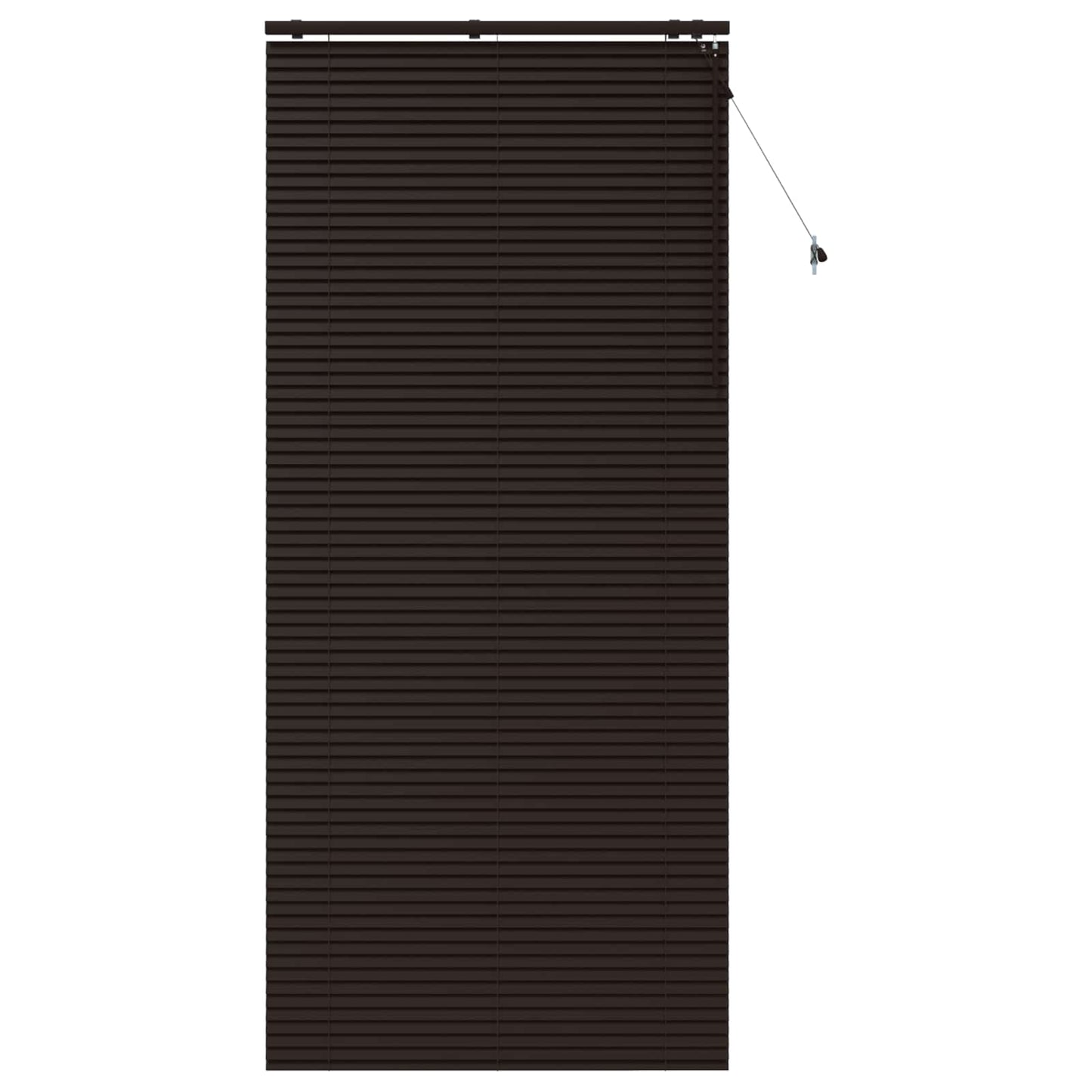 vidaXL Venetian Blind Dark Brown 115 x 250 cm 35 mm