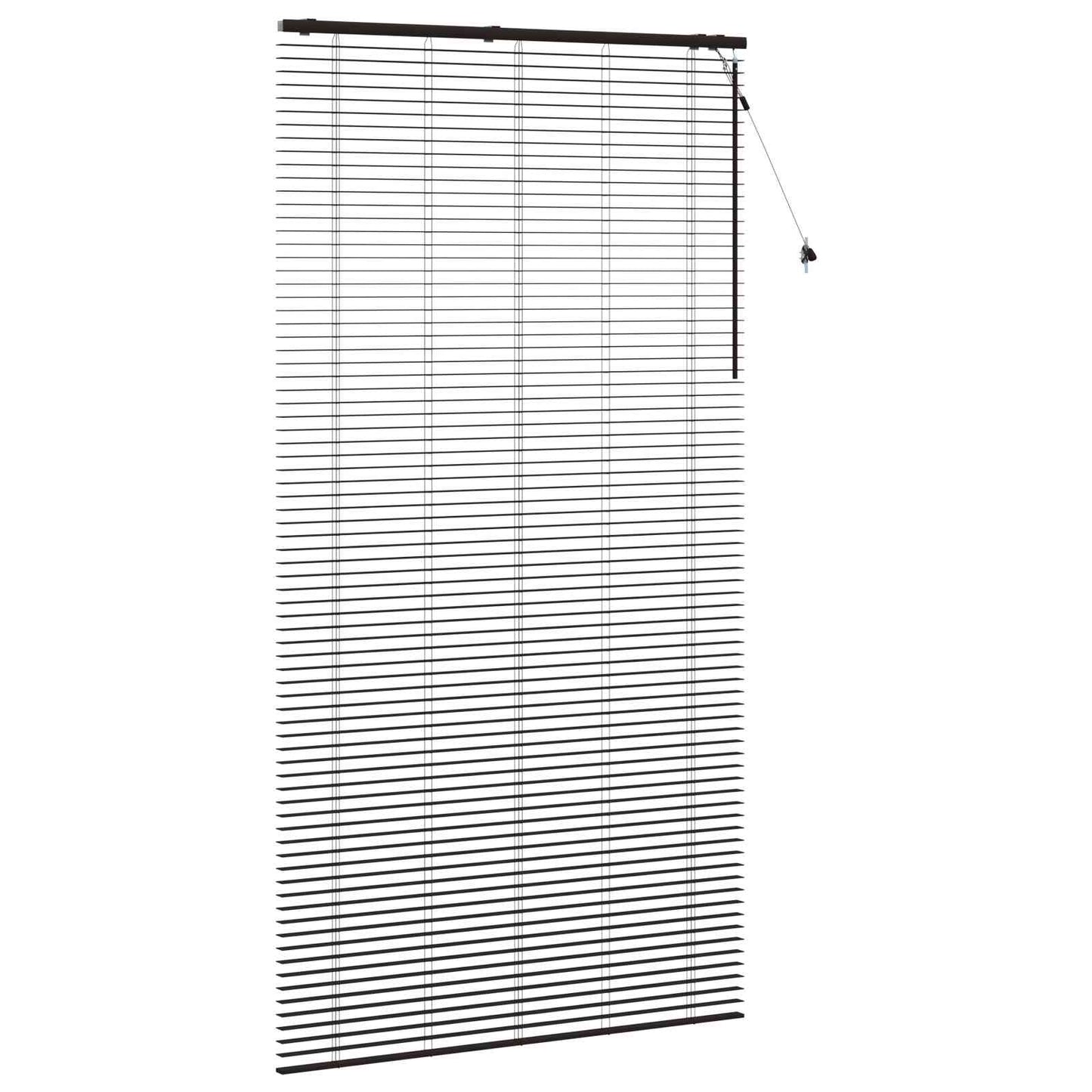 vidaXL Venetian Blind Dark Brown 135 x 250 cm 35 mm